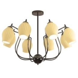 Nordic Pendelleuchte Kreative Schmiedeeisen Pistole Schwarz Staubblatt Deckenleuchte