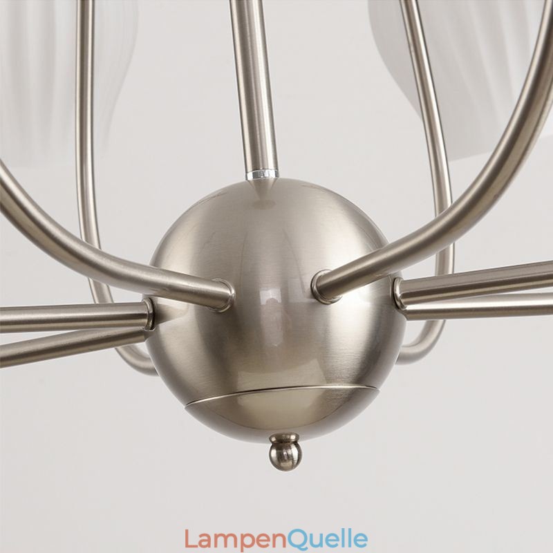 Nordic Pendelleuchte Kreative Schmiedeeisen Sand Nickel Blume Staubblatt Deckenleuchte