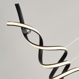 Minimalistische Pendelleuchte Aluminium Art Minimalistische Spiral-Deckenleuchte