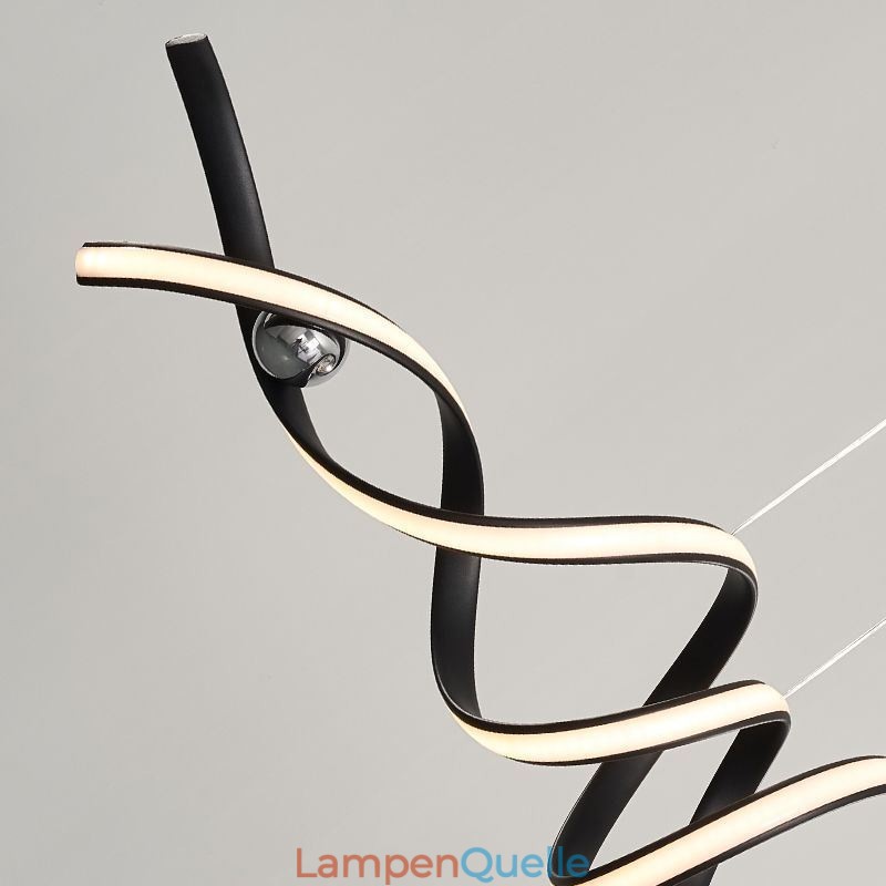 Minimalistische Pendelleuchte Aluminium Art Minimalistische Spiral-Deckenleuchte