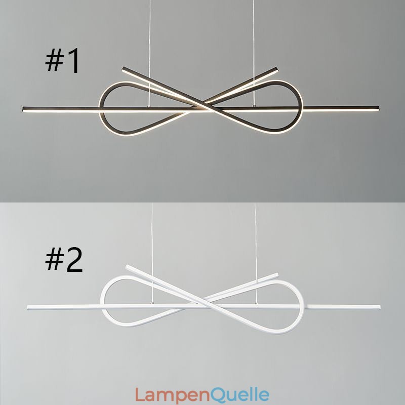 Einfache Pendelleuchte Aluminium Art Bowknot Deckenleuchte