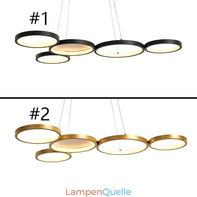 Stilvolle Pendelleuchte Aluminium Art Deckenleuchte