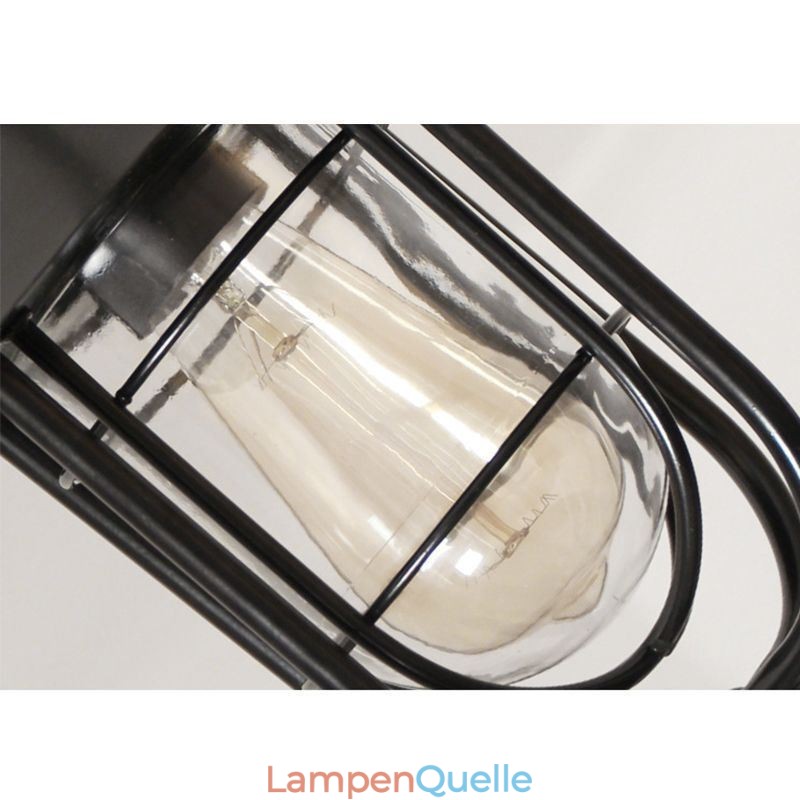Amerikanischen Retro Outdoor Licht Wasserdicht Vogelkäfig Form Anhänger Licht