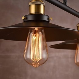 Moderner zeitgenössischer Kronleuchter aus Metall im Mini-Stil