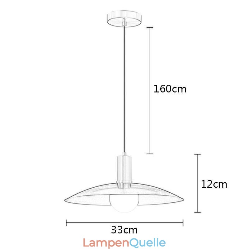 Moderne, schlichte Pendelleuchten