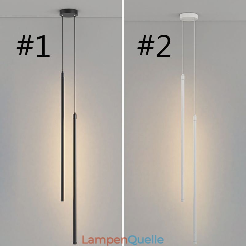 Pendelleuchte Nordic Long Tube Hängelampe Insel