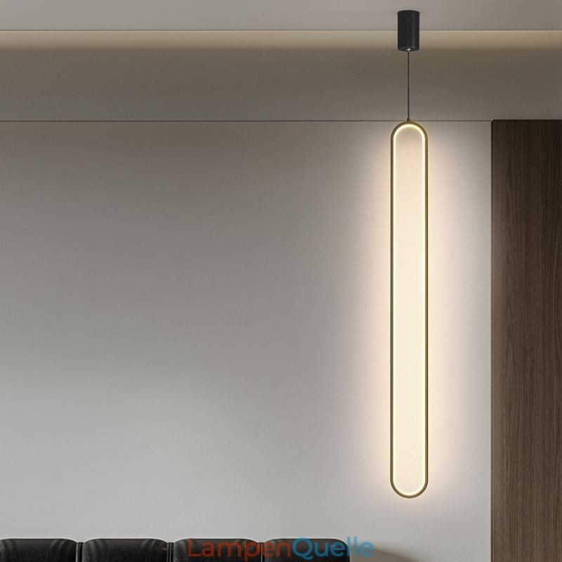 Moderne Pendelleuchte Minimalistische ovale Pendelleuchte