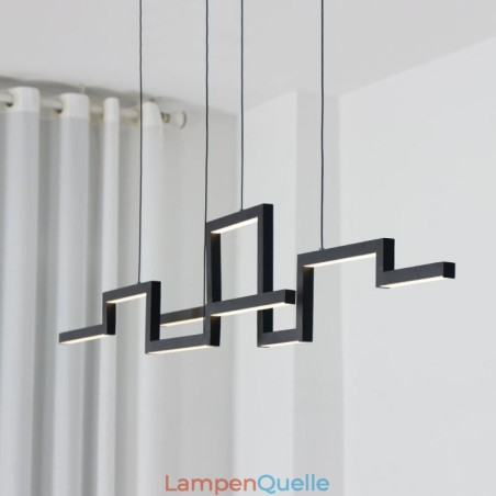 Moderne Pendelleuchte Acryl Schwarz Kronleuchter Moderne Pendelleuchte Acryl Schwarz Kronleuchter