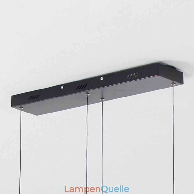 Moderne Pendelleuchte Acryl Schwarz Kronleuchter