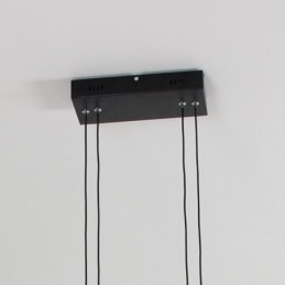 Moderner Rahmen Pendelleuchte Acryl Schwarz Kronleuchter