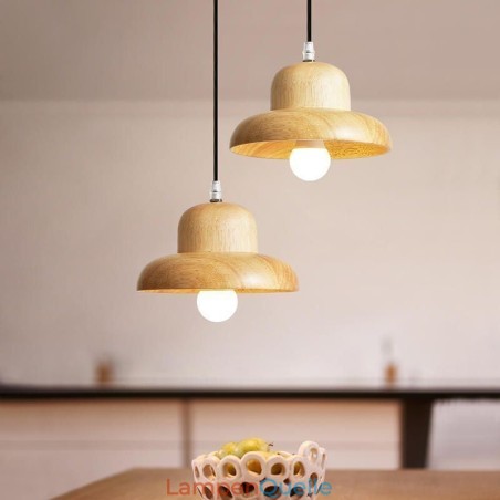 Japanische Holz Pendelleuchte Hut Hängelampe Japanische Holz Pendelleuchte Hut Hängelampe