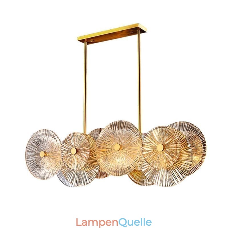 Moderne Spark Disc Kronleuchter Feuerwerk Glas Pendelleuchte Home Decor Beleuchtung