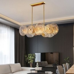 Moderne Spark Disc Kronleuchter Feuerwerk Glas Pendelleuchte Home Decor Beleuchtung