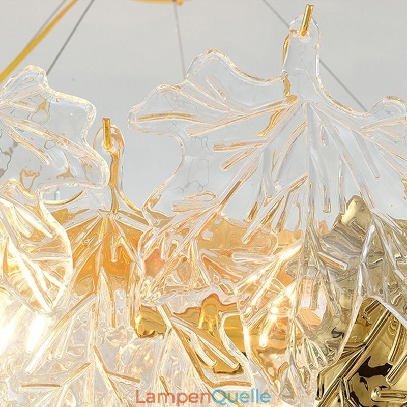 Ahornblatt Pendelleuchte Wohndekor Glasbeleuchtung