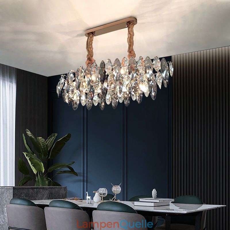 Licht Luxus Anhänger Licht Wohnkultur Glas Kronleuchter Wohnzimmer