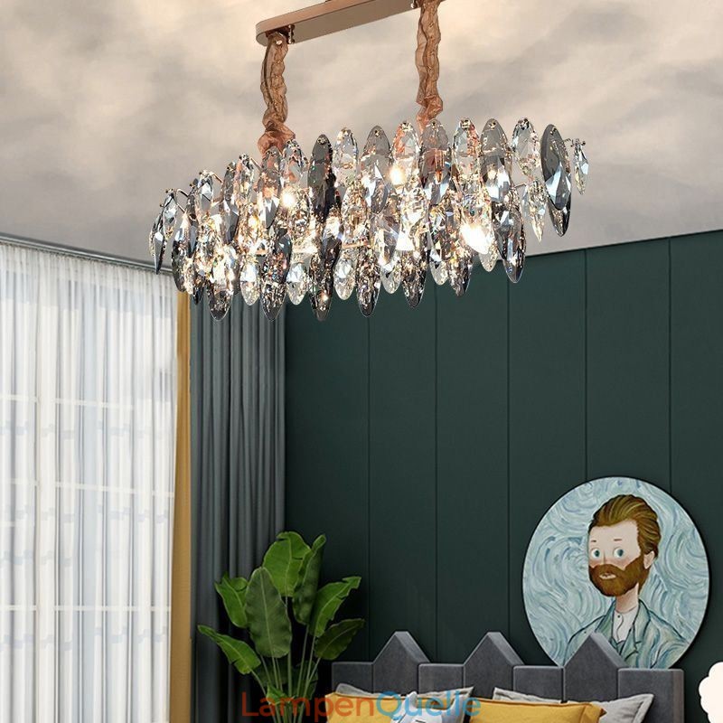 Licht Luxus Anhänger Licht Wohnkultur Glas Kronleuchter Wohnzimmer