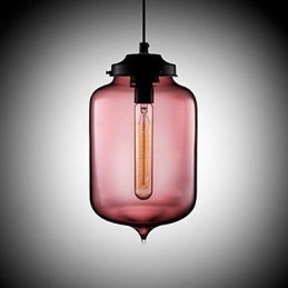 Flaschendesign Pendelleuchte 1 Licht Minimalistische Eisenmalerei