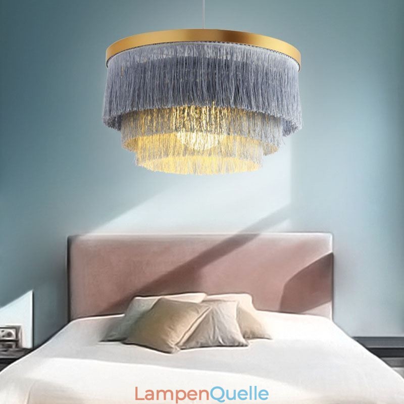 Nordic Dekorative Anhänger Licht Warme Romantische Quaste Kronleuchter Kreative Hängende Lampe