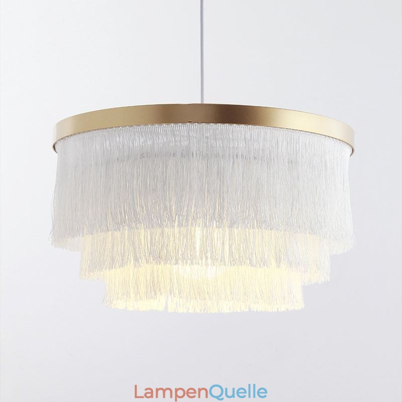 Nordic Dekorative Anhänger Licht Warme Romantische Quaste Kronleuchter Kreative Hängende Lampe