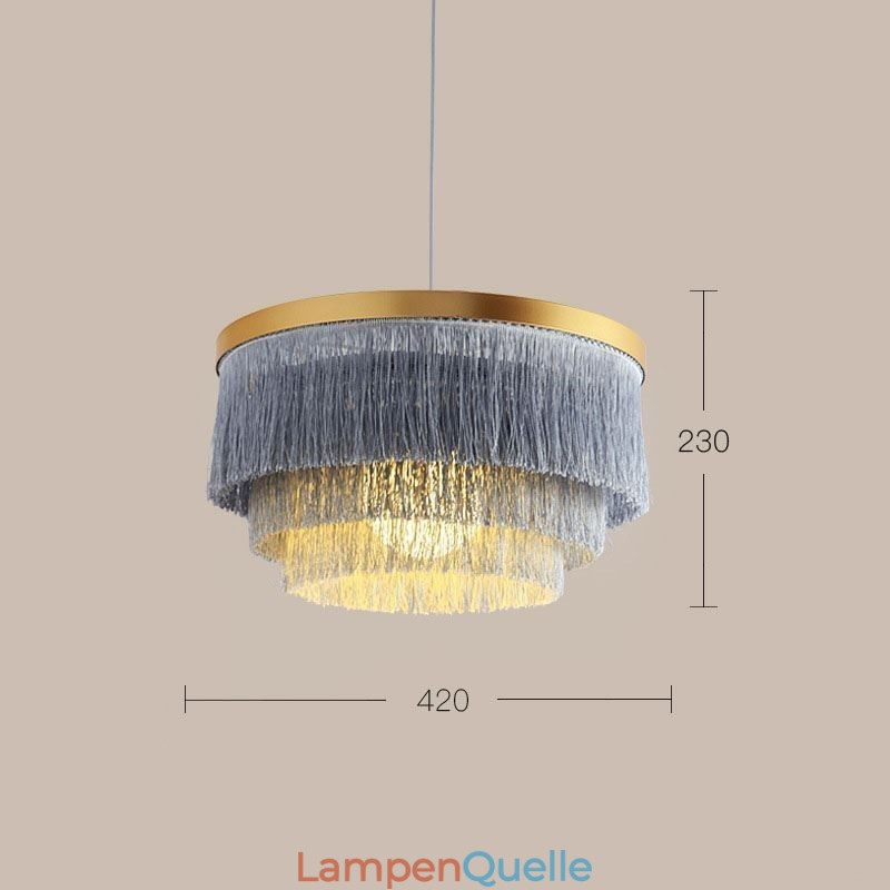 Nordic Dekorative Anhänger Licht Warme Romantische Quaste Kronleuchter Kreative Hängende Lampe