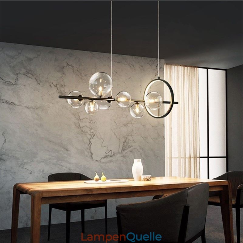 Moderne Glas Bubble Pendelleuchte G9 Glühbirnen Kronleuchter