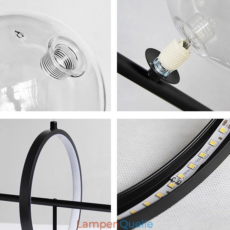 Moderne Glas Bubble Pendelleuchte G9 Glühbirnen Kronleuchter