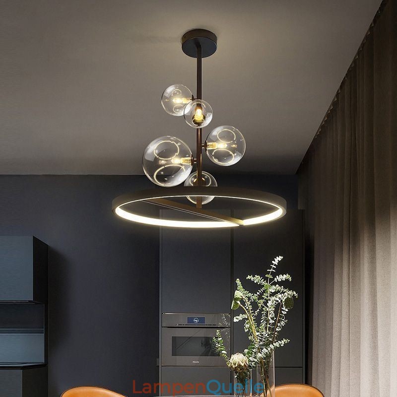 Moderne Hängeleuchten Leuchte Kronleuchter Glas Blase Pendelleuchte