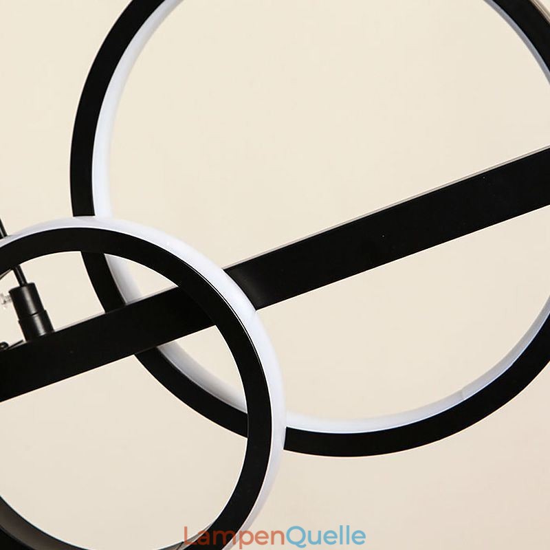 Moderne Glas Bubble Pendelleuchte Schwarz Lange Halterung Lampen