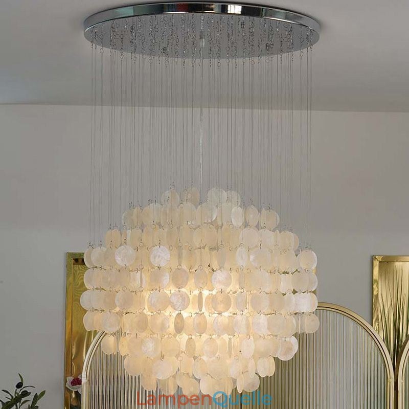Moderne Shell Pendelleuchte Zeitgenössische Hängende Deckenbeleuchtung Esszimmer