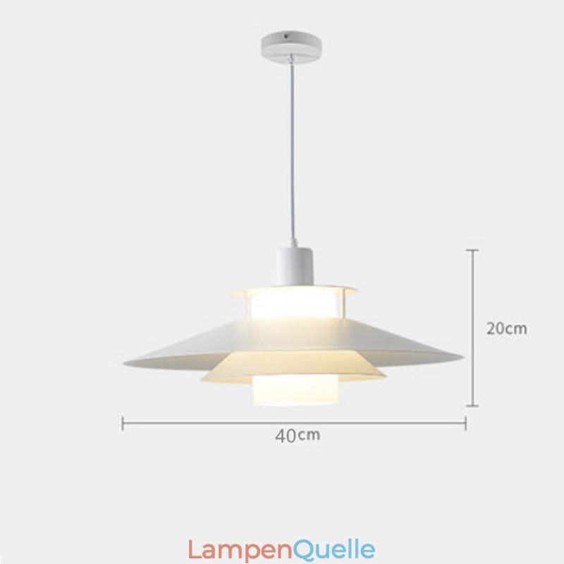Nordische Aluminium Pendelleuchte Moderne minimalistische Deckenbeleuchtung