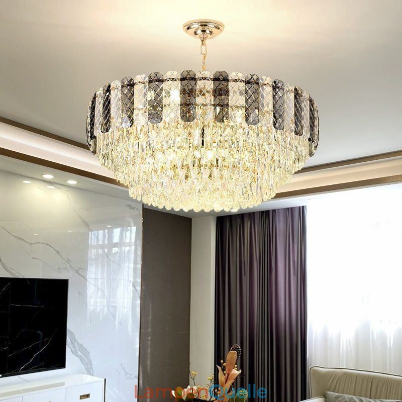 Luxus Europäische Pendelleuchte Kristall Deckenleuchte