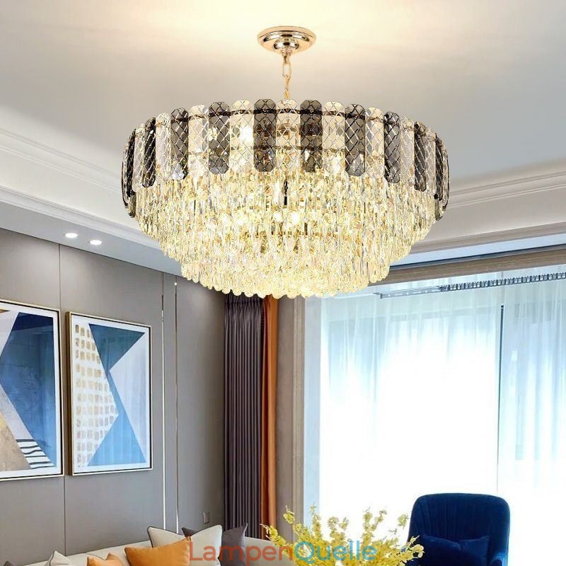 Luxus Europäische Pendelleuchte Kristall Deckenleuchte