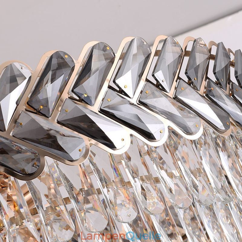 Kristall Pendelleuchte Gold Deckenleuchte
