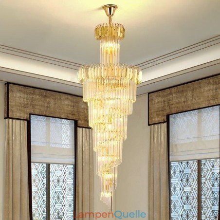Funkelnde Pendelleuchte Große Deckenleuchte
