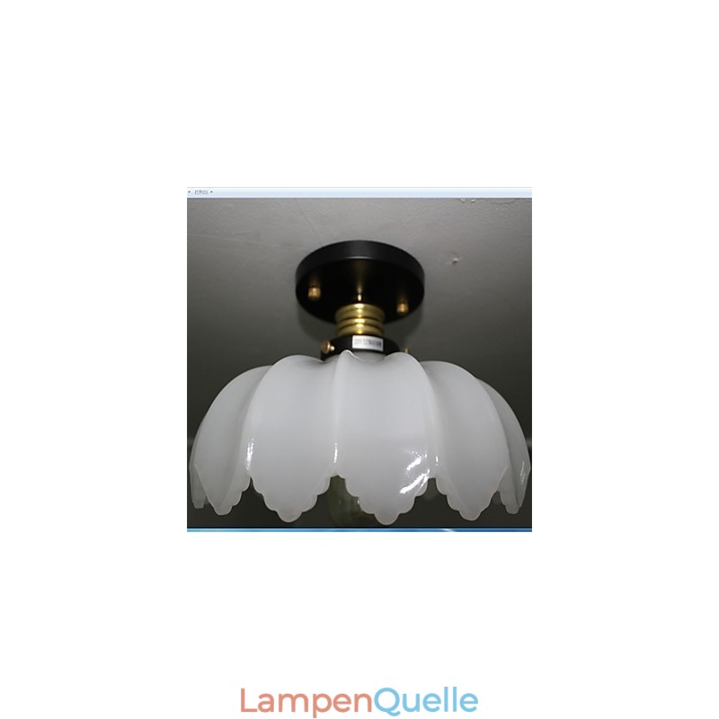 Retro-Deckenleuchte im Lotus-Stil mit 1 Kopf