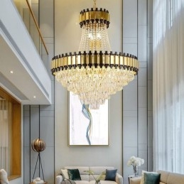 Moderne Kristall Pendelleuchte Deckenleuchte