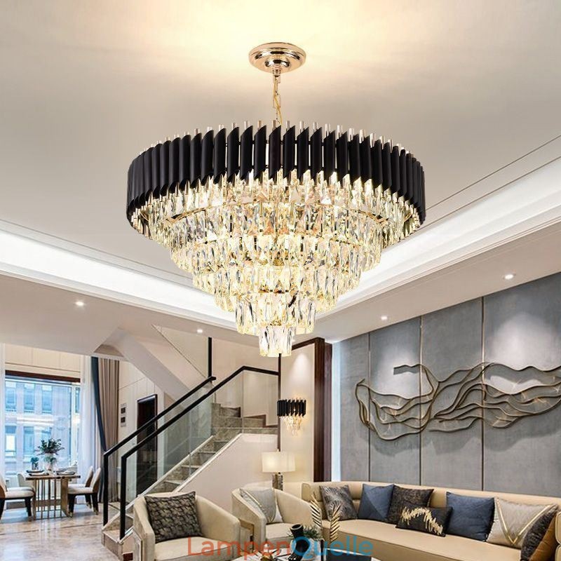 Luxus Kristall Pendelleuchte Deckenleuchte 6 9 12 Lichter