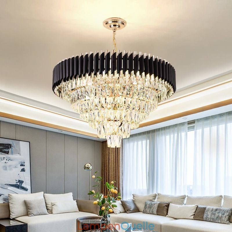 Luxus Kristall Pendelleuchte Deckenleuchte 6 9 12 Lichter