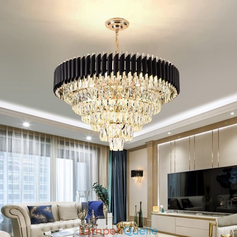Luxus Kristall Pendelleuchte Deckenleuchte 6 9 12 Lichter