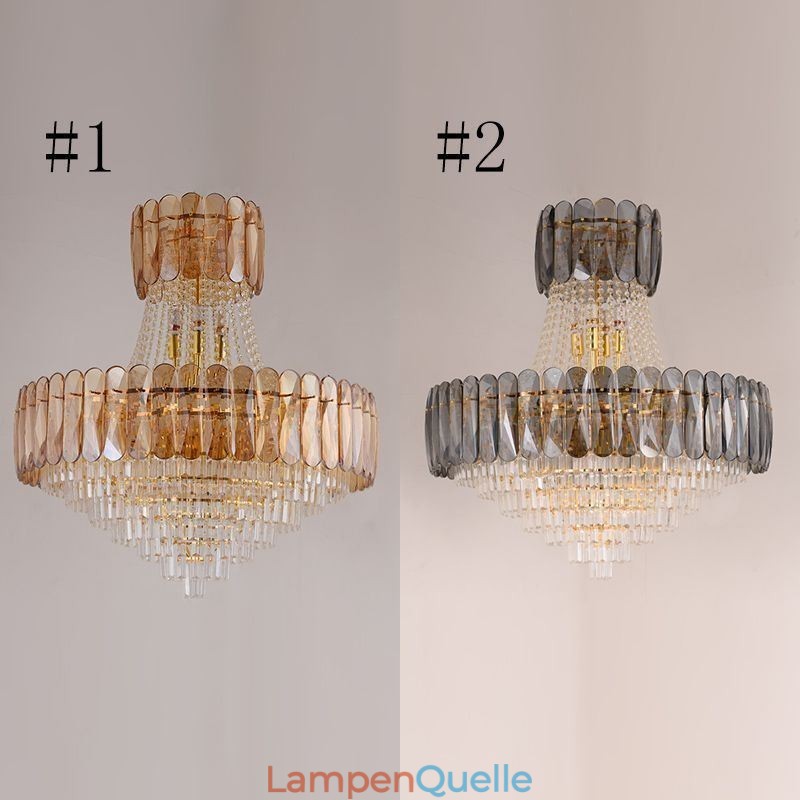 Europäische Kristall Pendelleuchte Moderne Deckenleuchte