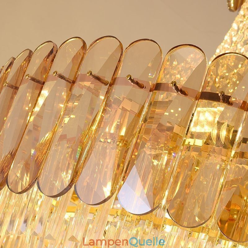 Europäische Kristall Pendelleuchte Moderne Deckenleuchte