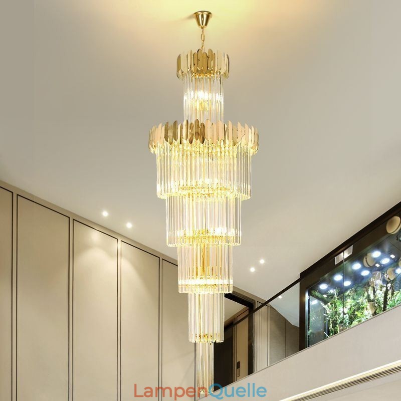 Moderne Kristall Deckenleuchte Pendelleuchte Esszimmer Foyer