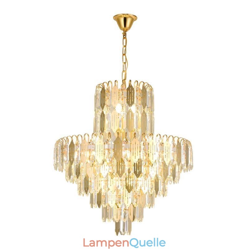 Moderne Kristall-Pendelleuchte, zeitgenössische Deckenlampe