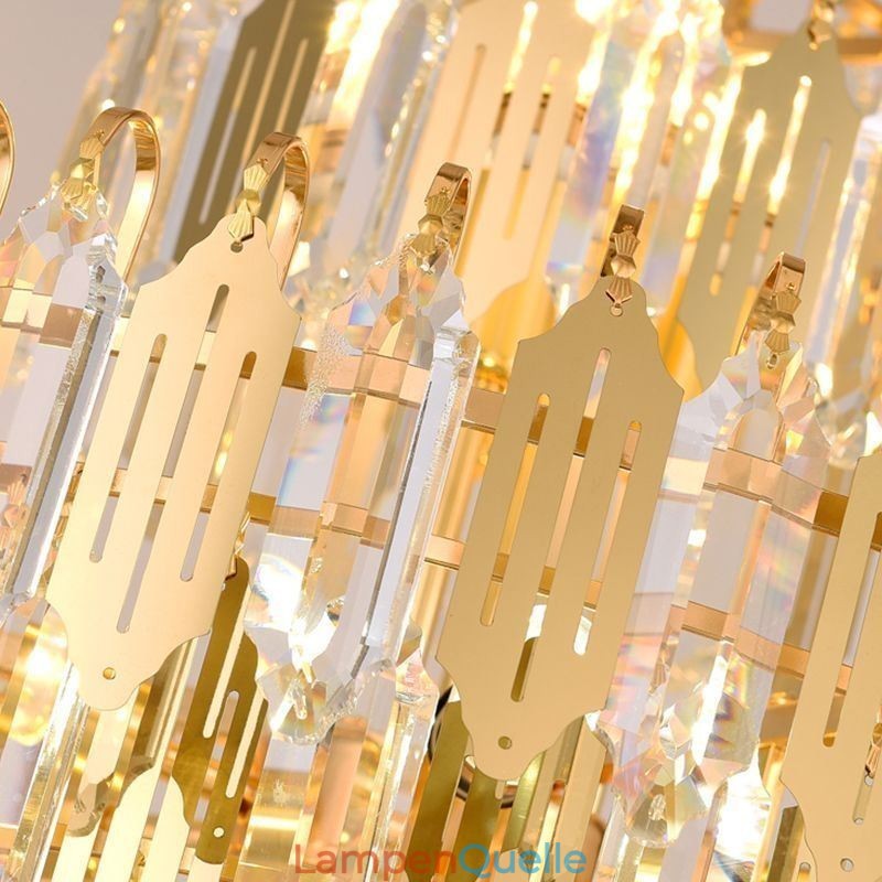 Moderne Kristall-Pendelleuchte, zeitgenössische Deckenlampe