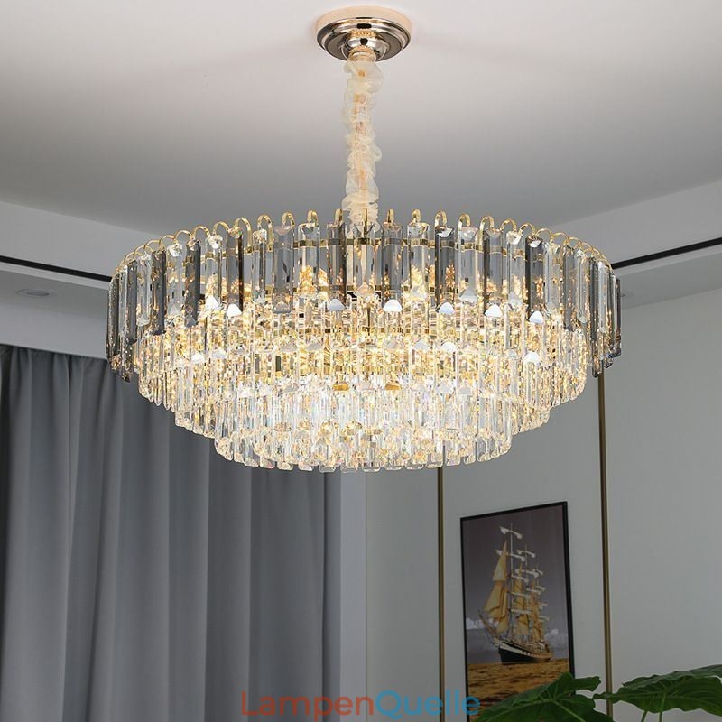 Kristall Pendelleuchte Luxus Deckenbeleuchtung 12 16 Lichter