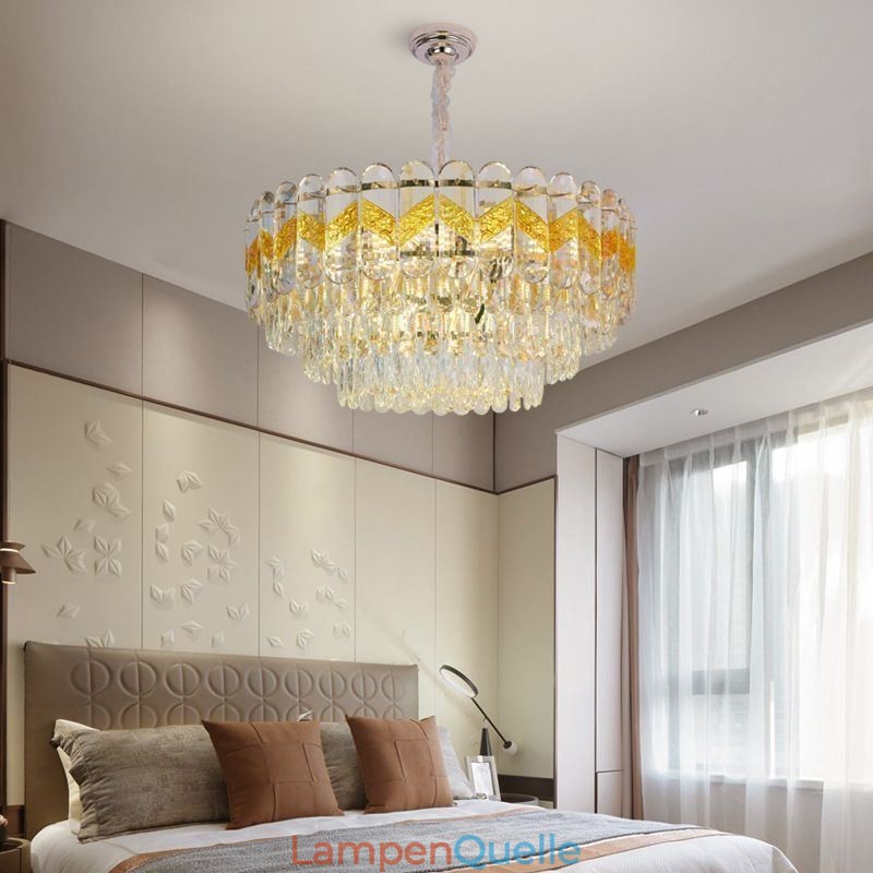 Luxus Pendelleuchte Kristall Deckenleuchte 9 12 16 Lichter