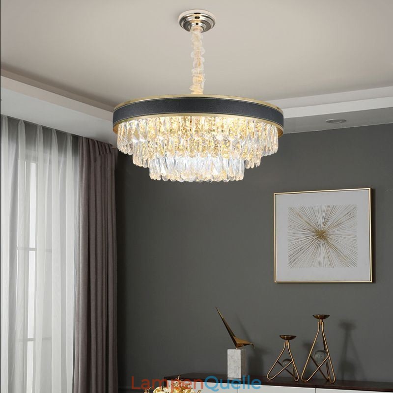Moderne Pendelleuchte Kristall Deckenleuchte 9 12 16 Lichter