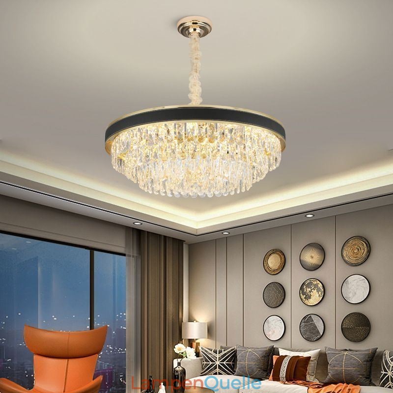 Moderne Pendelleuchte Kristall Deckenleuchte 9 12 16 Lichter
