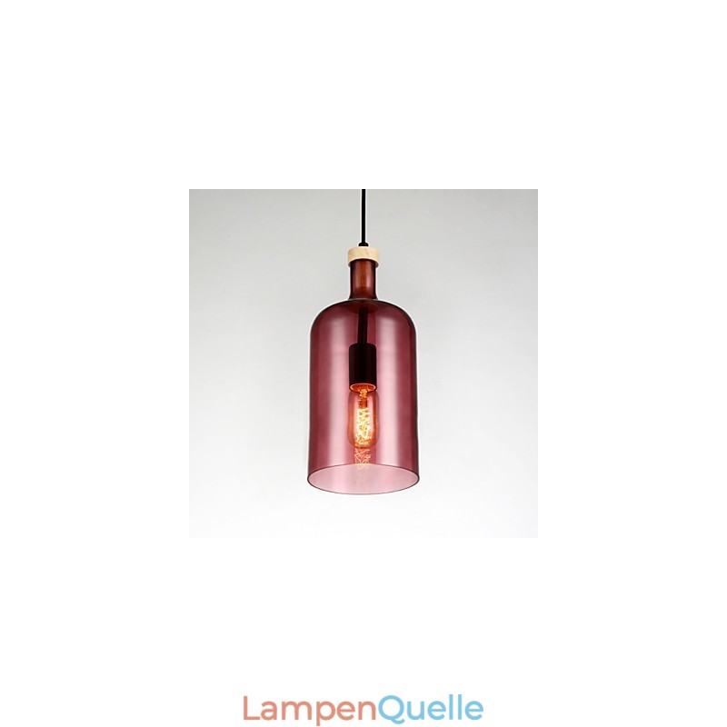 Kronleuchter, moderne Pendelleuchte mit Glasschirm
