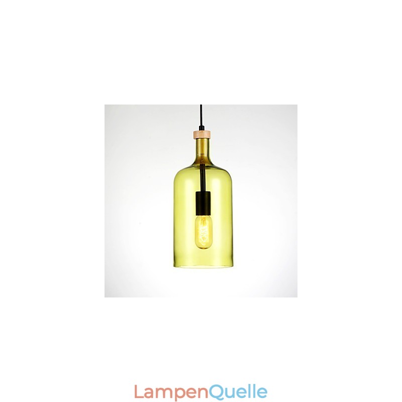 Kronleuchter, moderne Pendelleuchte mit Glasschirm